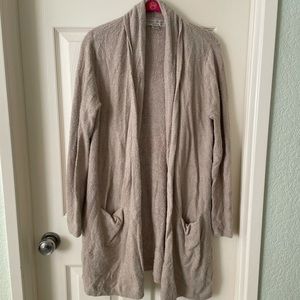 Barefoot Dreams Bamboo Chic Lite Tan Cardigan